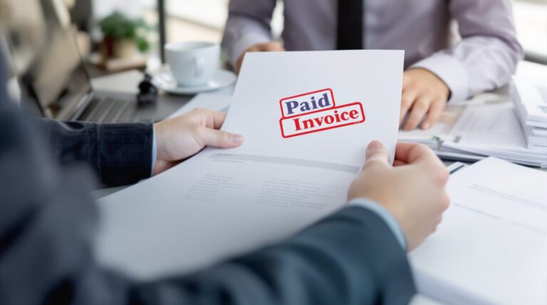 facture acquittée définition