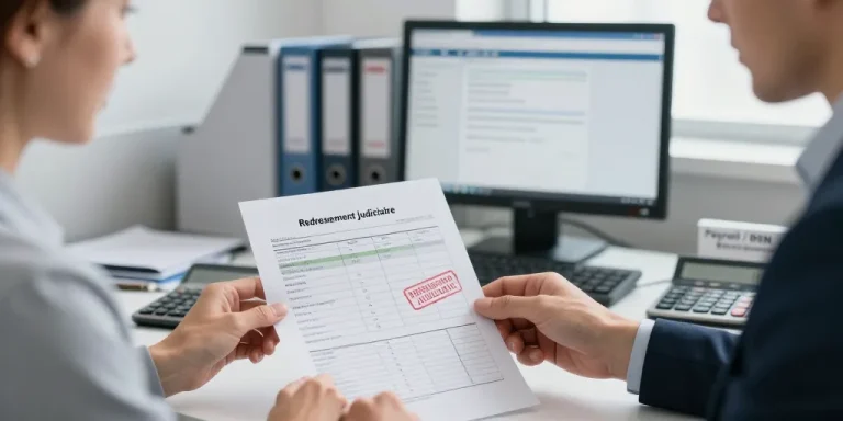 bulletin de paie redressement judiciaire