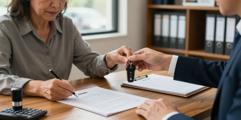 vente véhicule suite décès conjoint