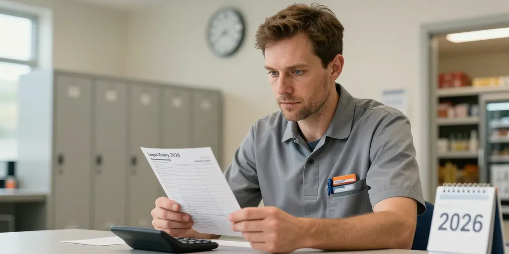 Employé niveau 4B grande distribution : le salaire légal en 2026 ?