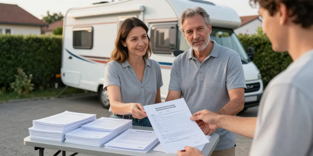 Papier vente de caravane : les 8 documents indispensables pour vendre
