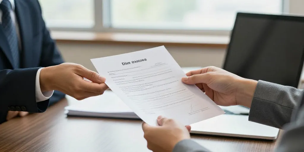 Lettre remise en main propre : valeur légale, décharge et modes de remise